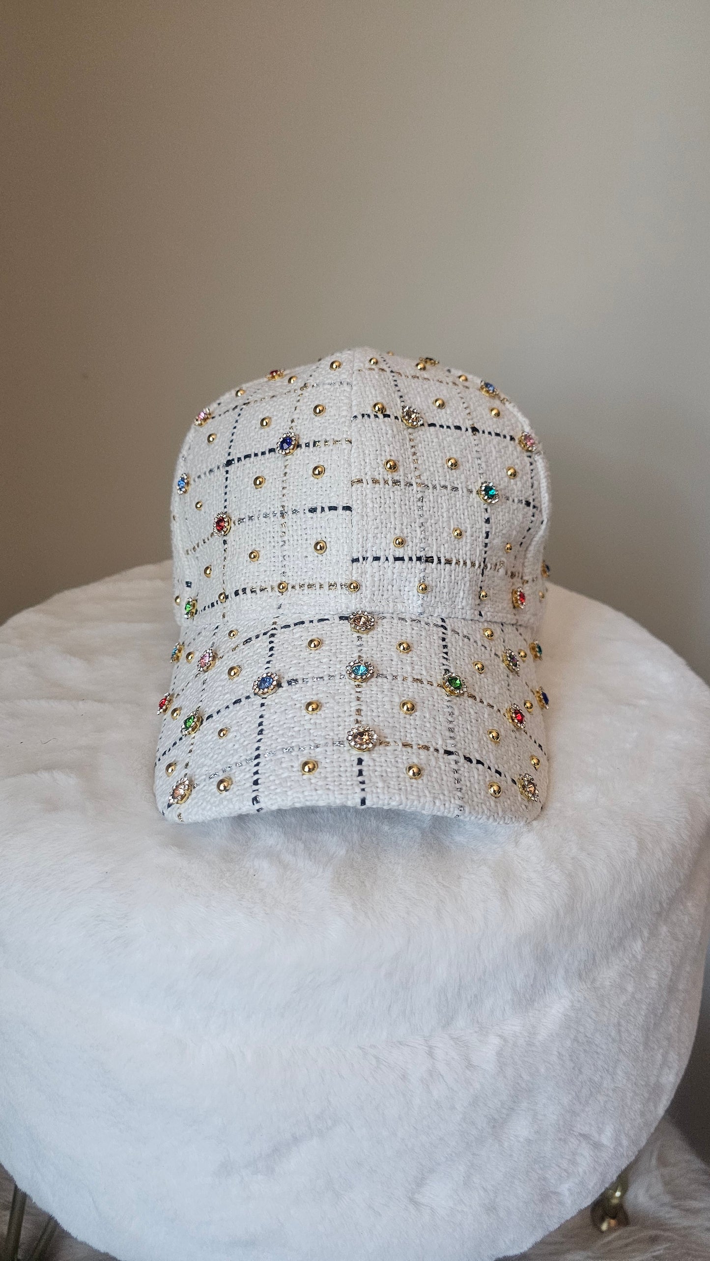 White GlitZ HatZ