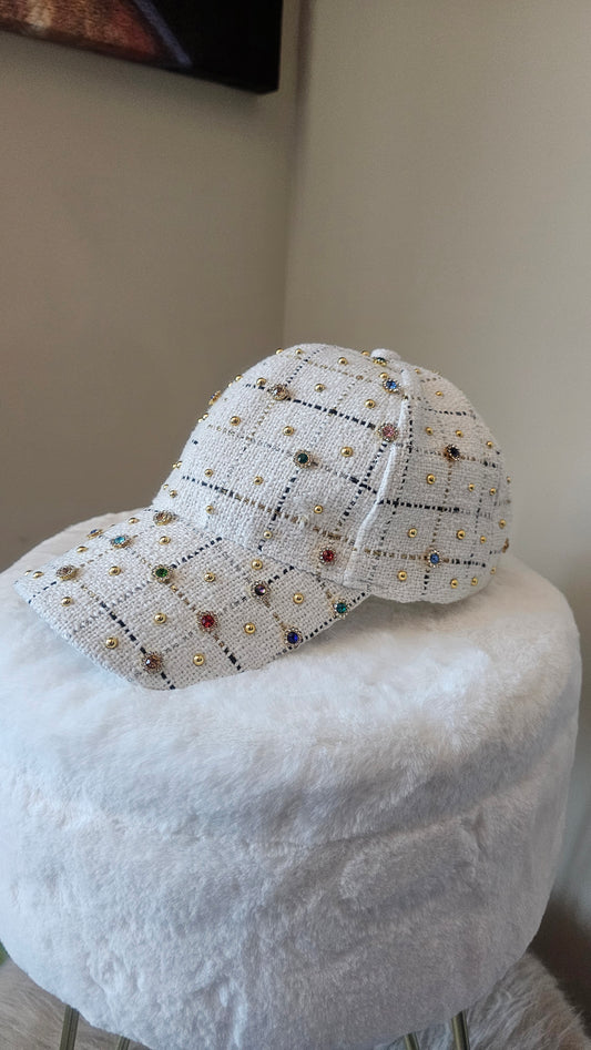 White GlitZ HatZ