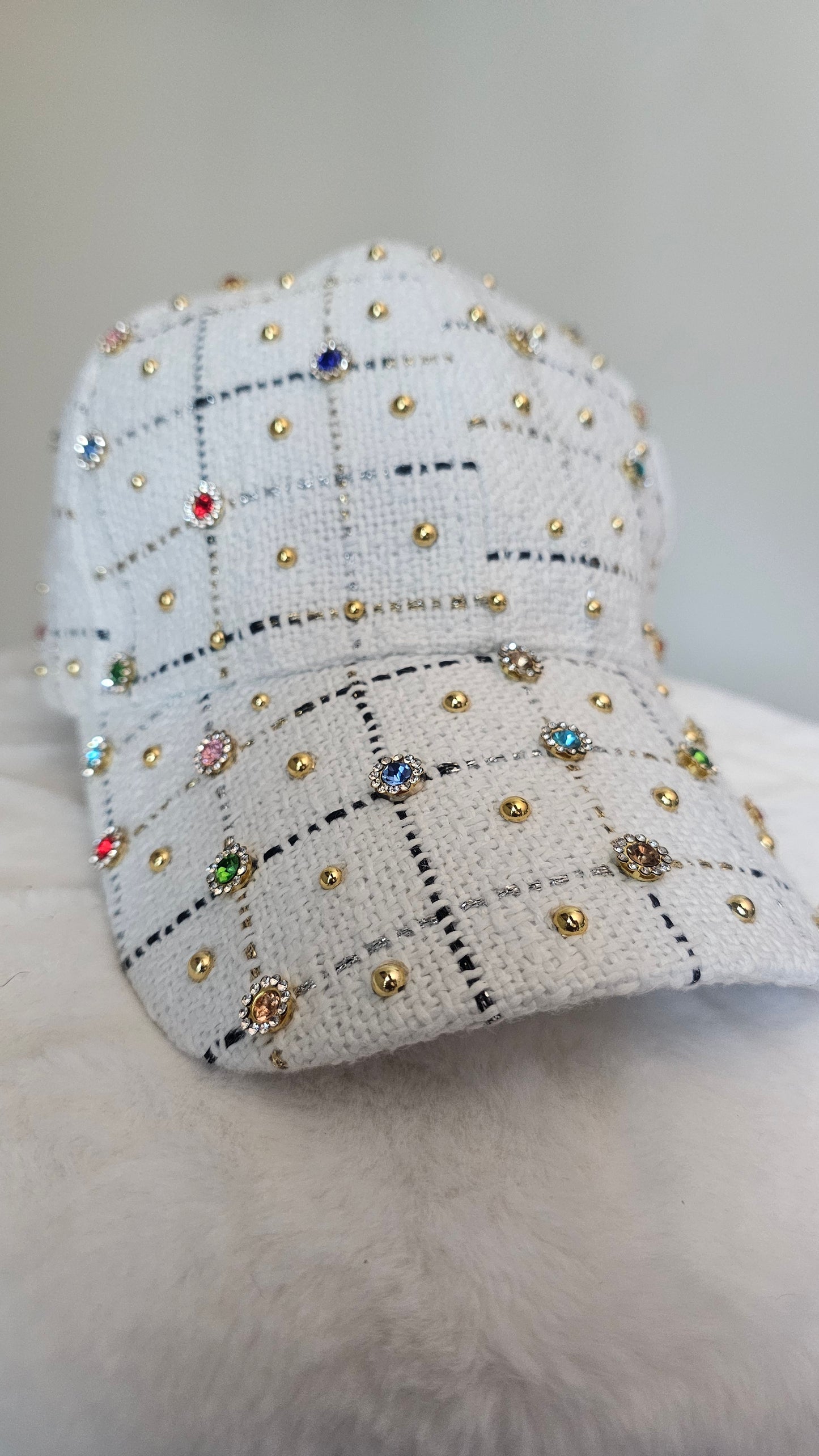 White GlitZ HatZ